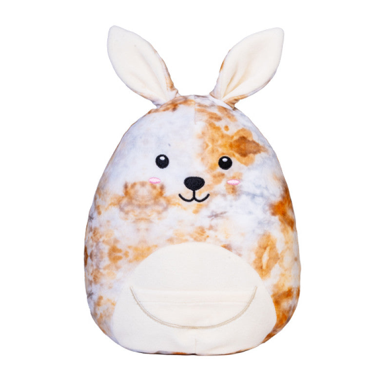 Squishpals Tie Dye Kangaroo Plush