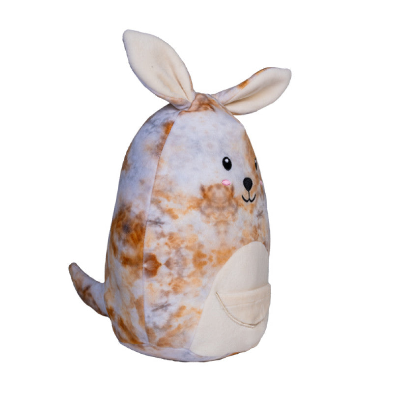 Squishpals Tie Dye Kangaroo Plush