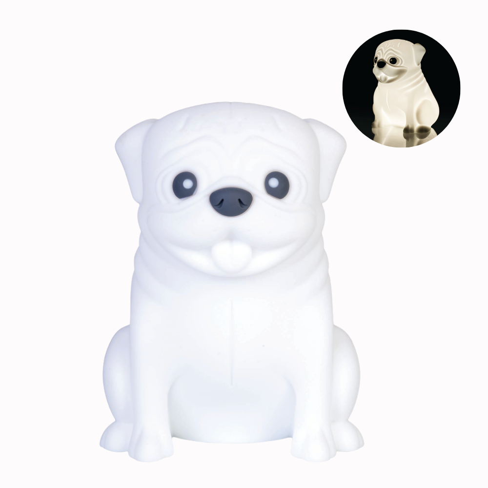 Lil' Dreamers Pug Soft Touch Night Light